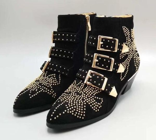 designer studded boots
