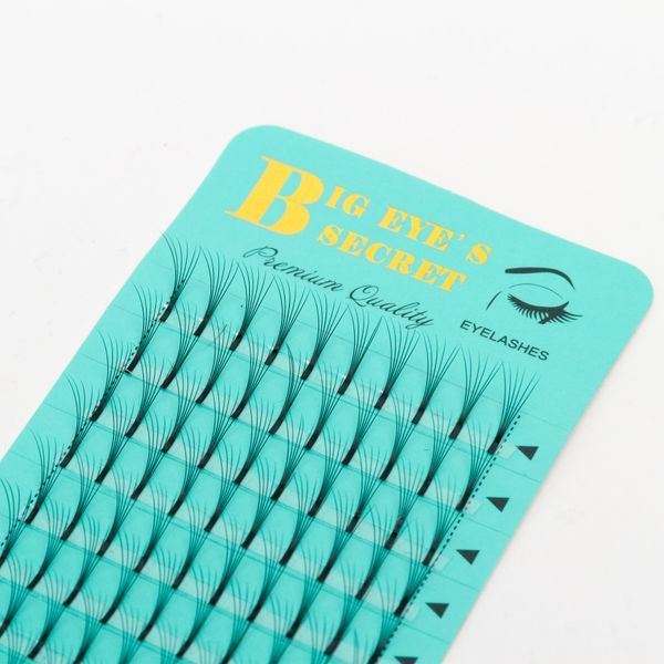

6d long stem luxury lashes premade fans volume c or d curl fans lashes russia volume individual eyelashes extensions ing