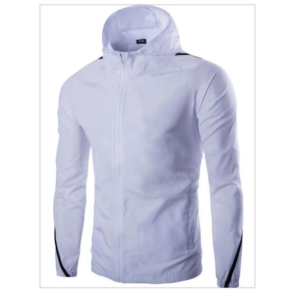 

mens jackets luxury printing 3 styles stylish thin coat casual mens clothes hooded sun-knit sports jacket wholesale men coat 001, Black;brown