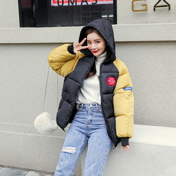 

autumn winter jacket women coat fashion female winter jacket women parka warm casual overcoat parkas, Tan;black