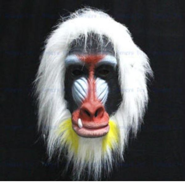

funny realistic selling cosplay fancy dress latex animal carnival baboon mask gorilla head mask moneky face mask