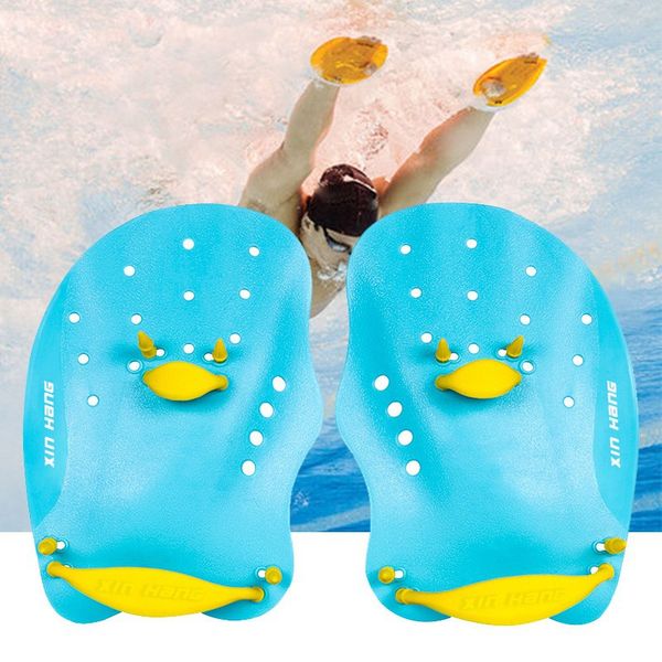 

new swimming paddles professional silicone hand fin diving paddle swimming practice training tools adjustable hand webbed gloves