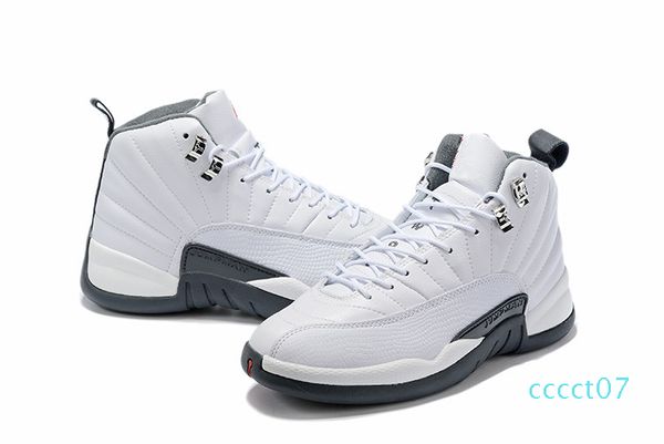 

2019 new 12s mens basketball shoes 12 black white men sneakers women sports designer shoes us size 7-13 07cct