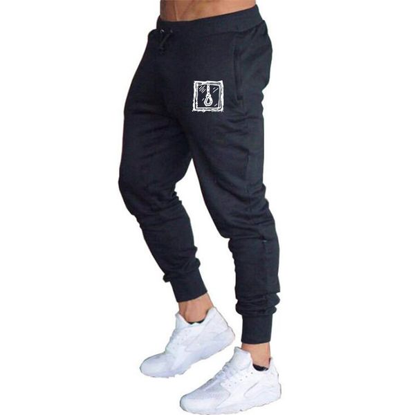 

new letter print men joggers pants keep warm winter sweatpants pantalon homme trousers sporting bodybuilding gyms pants, Black