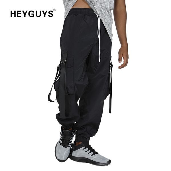 

heyguys street wear hip hop pants loose style men sellers new items t shirt men fashion new design high quality, Black