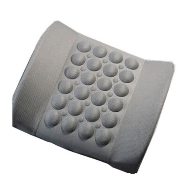 

electric car seat back lumbar massage cushion waist support breathable pillow