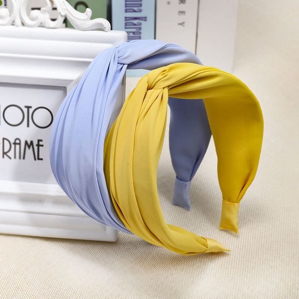 

bohemian colored satin cross knot headband hairband hair accessories hair jewelry