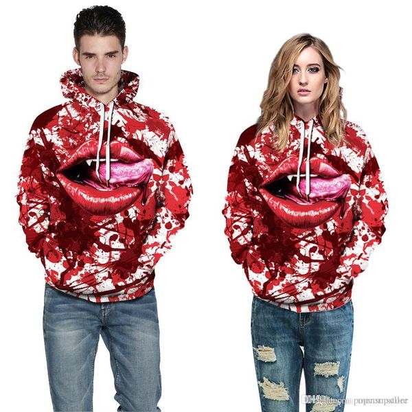 

19ss designer halloween hoodies men women clothes autumn winter hooded sweatshirts harajuku pullovers, Black