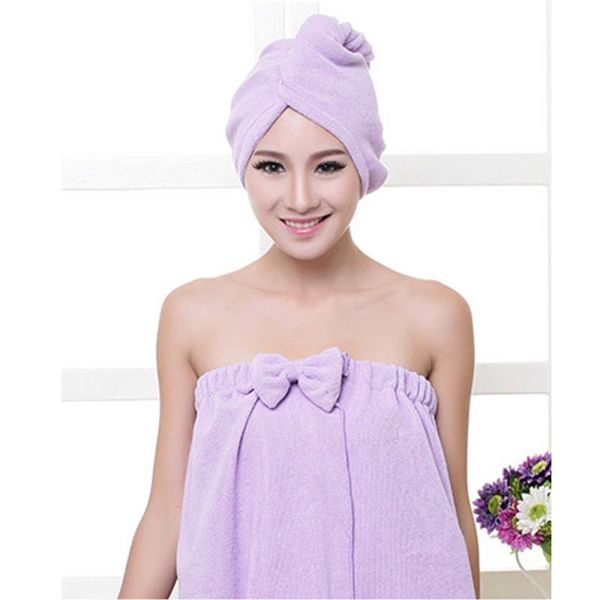 

microfiber fast dry bathing towel cap hair magic drying bathing towel cap wrap hat bathroom products