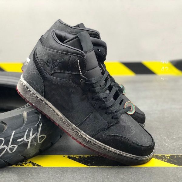 

с коробкой 2020 эдисон чен сгусток шелк х бесстрашных 1 средний мужской баскетбол обувь белый красный черный дизайнер 1с тренеры спорт кросс