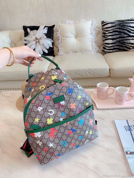 

men women designer backpacks big capacity fashion travel bags bookbags classical style genuine leather 0729 kids handbags mini tote