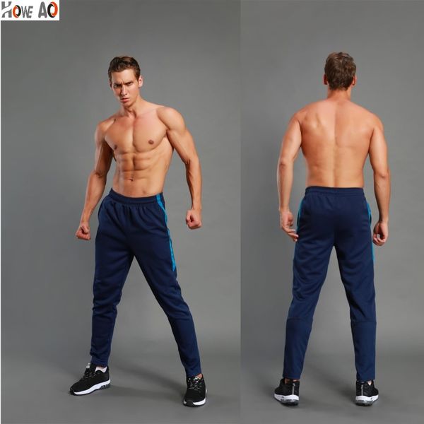 

howe ao men sports pants 2019 fashions joggers pants male casual sweatpants bodybuilding fitness track men's trousers, Black;blue
