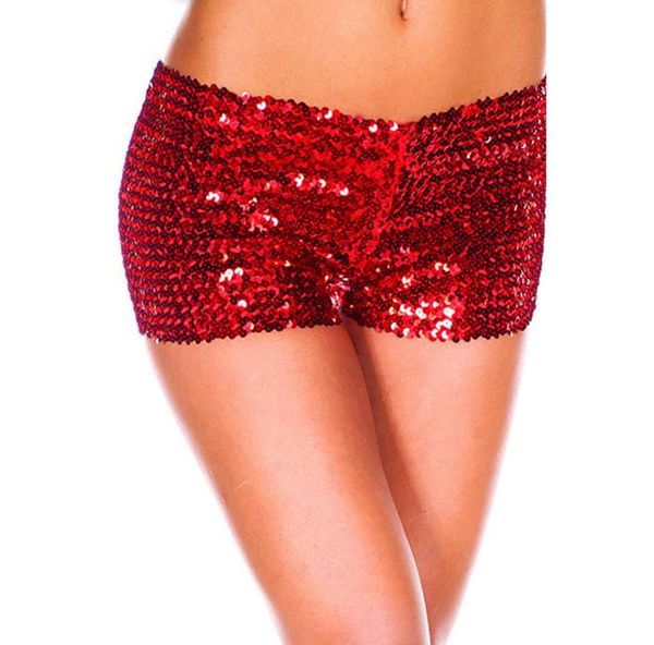 2019 Mutandine con paillettes sexy europee americane Slip modellanti per il corpo da donna sexy Pantaloncini da ragazzo carino girly Pantaloni da performance regalo