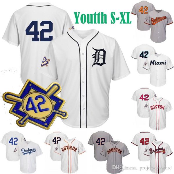 

Youth 2019 Jackie Robinson Day Jersey St. Louis Seattle Washington Baltimore Brooklyn Dodgers Houston New York Minnesota Baseball Jerseys