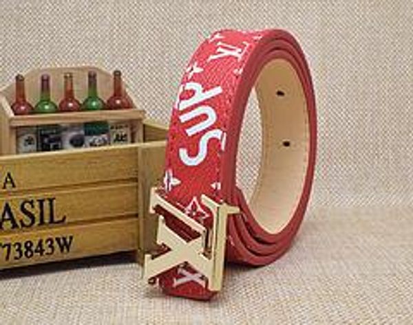 

Newest SUP+V fashion hot brand buckle kids belt luxury designer PU children belts boys girls high brand leisure waistbands