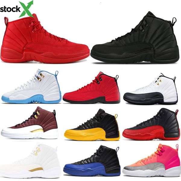 

12 12s basketball shoes for mens winterized wntr gym red game royal ball punch university gold blue taxi sports sneakers size 7-13