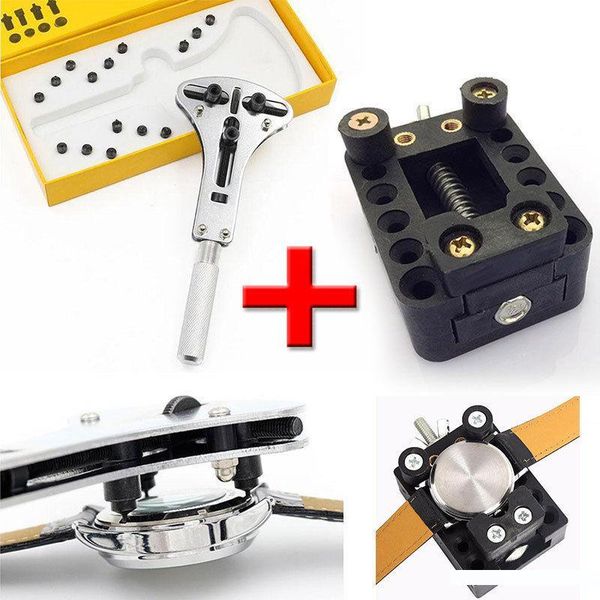 

large waterproof watch back case opener wrench remover adjustable case holder