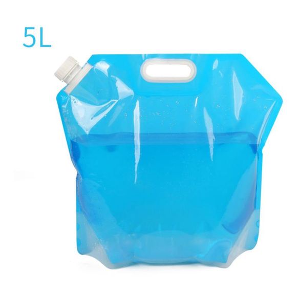 

5l/10l outdoor foldable folding collapsible drinking car water bag carrier container outdoor camping hiking picnic emergency kit