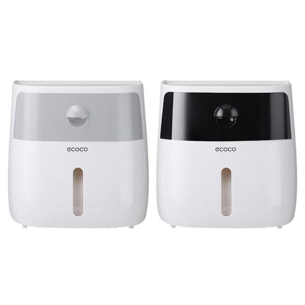 

wall-mount bathroom plastic tissue dispenser paper towel storage drawer box