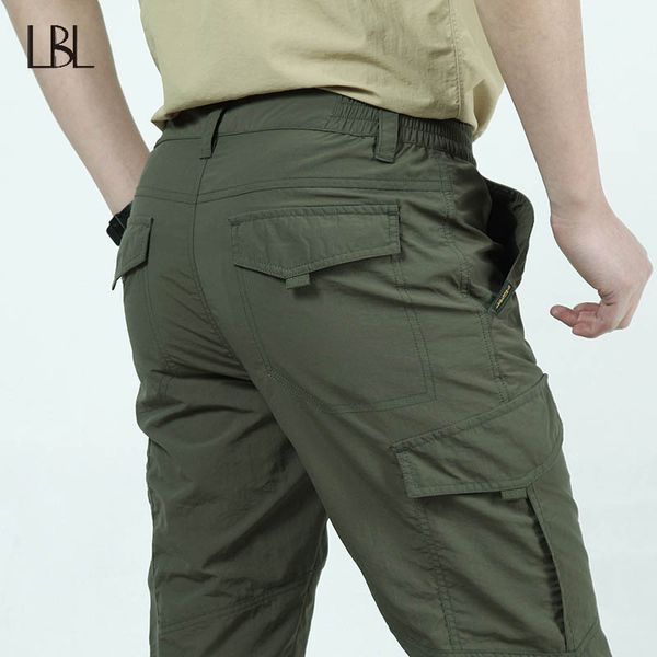 

tactical waterproof pants men summer quick dry thin breathable trousers mens outdoor sports trekking camping pants, Black
