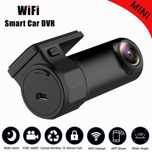 

mini car dvr camera dashcam 360 wifi smart car dash camera 1080p video registrator recorder g-sensor night vision dash cam