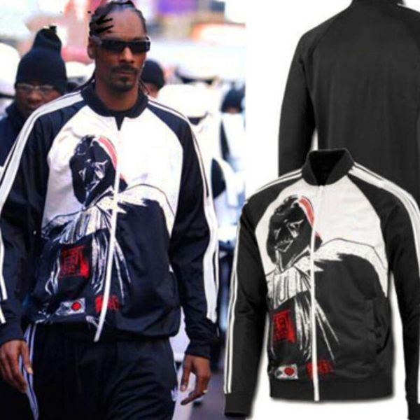 

Autumn men de igner windbreaker ca ual print jacket coat triped outwear fa hion port active gym running coat clothe