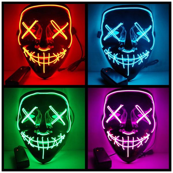 Mascaras con luz led