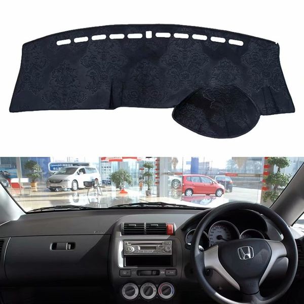 

для fit jazz 2001 2002 2003 2004 2005 2006 2007 фланель dashmats dashboard чехлы тире колодки автомобиля мат ковер солнцезащитным козырьком
