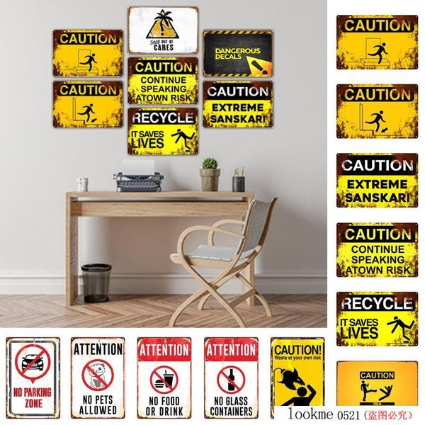 

внимание ђѬожай меалла олово знаки vintage пѬедђпѬеждаий знак плака меалла зн