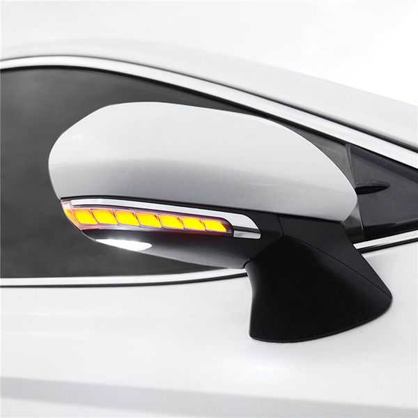 

wing side door rear view mirror following moving sequential blinker led dynamic turn signal lights trip for toyota camry ez