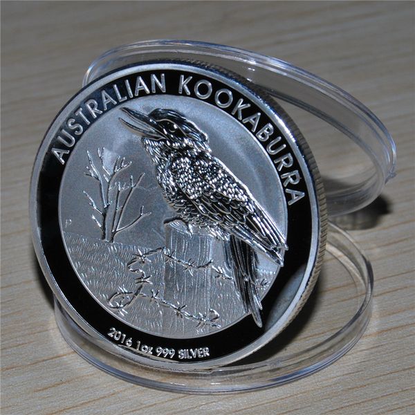 

Бесплатная доставка 20 шт. / Лот, 2016 P Австралия рельеф 1 унция KookaburraSilver Coin