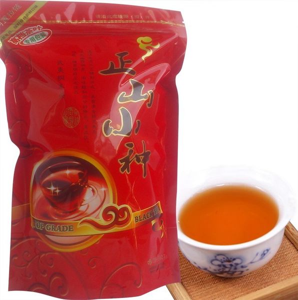 

class lapsang souchong 200g,super wuyi organic black tea,,diuretic and lowering blood pressure +gift