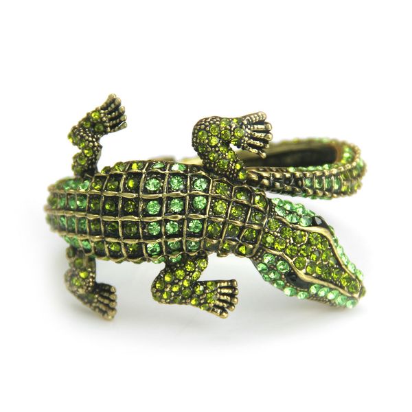 

women trade bracelet european and american retro bracelet fashion quality alloy with crocodile lady female wholesale, Black