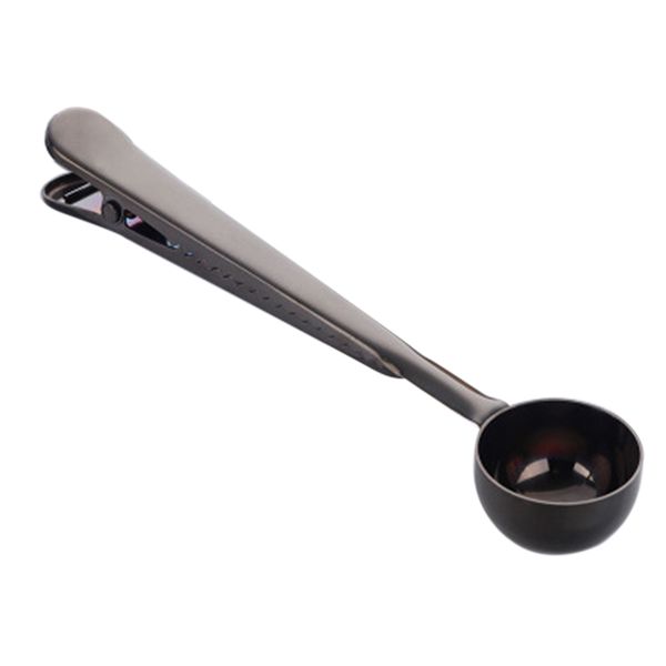 

новая кофейная ложка из нержавеющей стали два-в-одном уплотнительный зажим чай молоко мерная ложка кухонные принадлежности