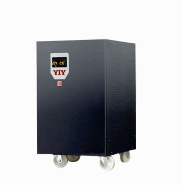 

pro-10kva vertical yiy ac automatic voltage regulator stabilizer/split phase/mcu control motor pretection /servo motor/colorful display