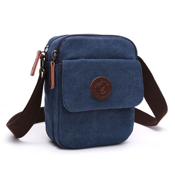 

leisure single shoulder oblique satchel men business single shoulder bag wash with water canvas zipper oblique satchel luggage
