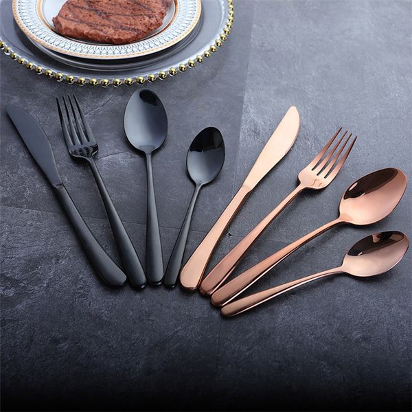 

modern silverware set stainless steel 18 8 flatware set knife fork and spoon set 4 pieces