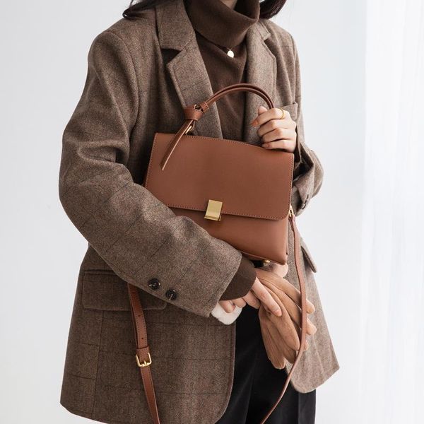 

плечо сумка женская сумочка из натуральной кожи solid 2019 новых женщин crossbody сумка конструктора luxury all match