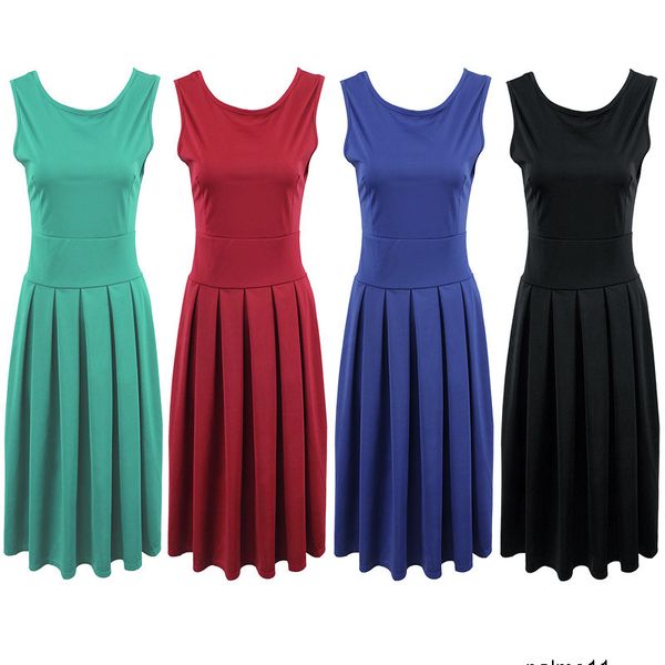 

womens designer mid-length slim slimming versatile high waist pleated skirt women gpw6, Black;gray