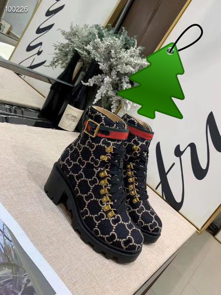 

wool ankle boot ebony women boots lug soled heeled booties lace-up with eyelets female motorcycle martin ankle boots 4sun, Black