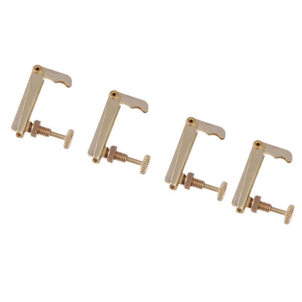 

4 pieces golden violin fine tuners adjusters for 3/4 4/4 violin fiddle parts