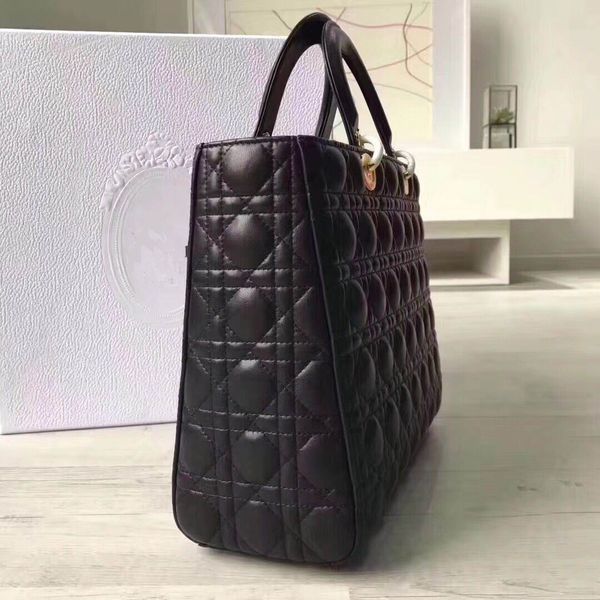 

Whole ale brand de ign lady 4 color bead plaid handbag lamb kin leather rivet tote bag with charm mi bag houlder bag