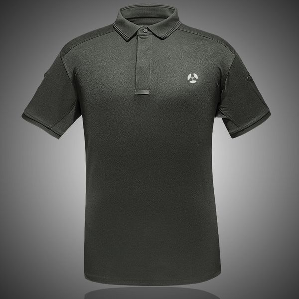 

summer tactical combat army fans t shirt men outdoor camping hiking trekking climbing camisa quick drying fishing hunting, Gray;blue