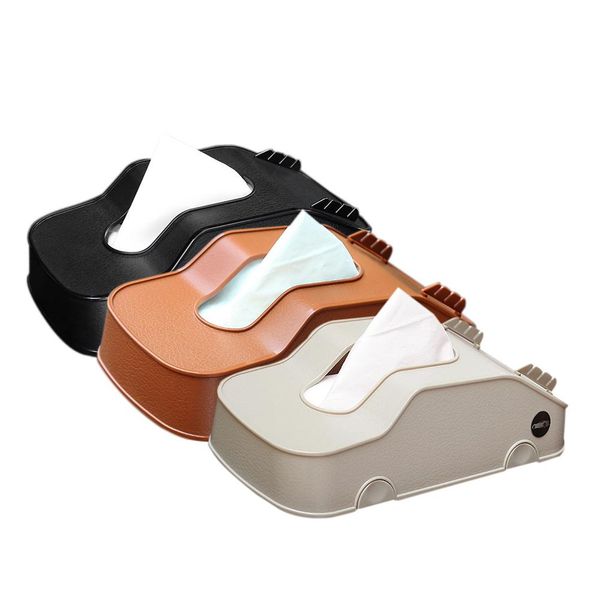 

car multi-function tissue box car hand rack card holder