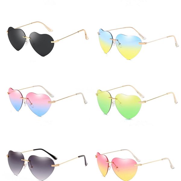 

vintage pilot heart-shaped sunglasee for men vintage glasses frame for women small nose pad sunglass decoration eyeglasses 828 #78883, White;black