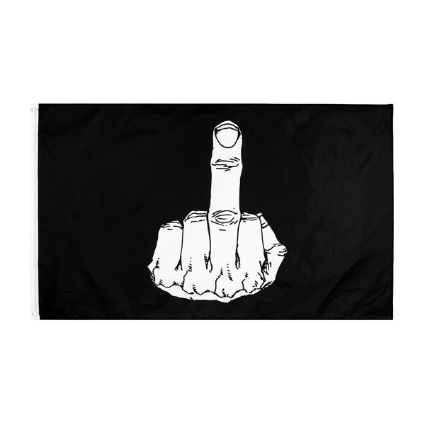 90x150cm 3x5 fts Up Yours Middle Finger Flag Factory Pre￧o 100% poli￩ster