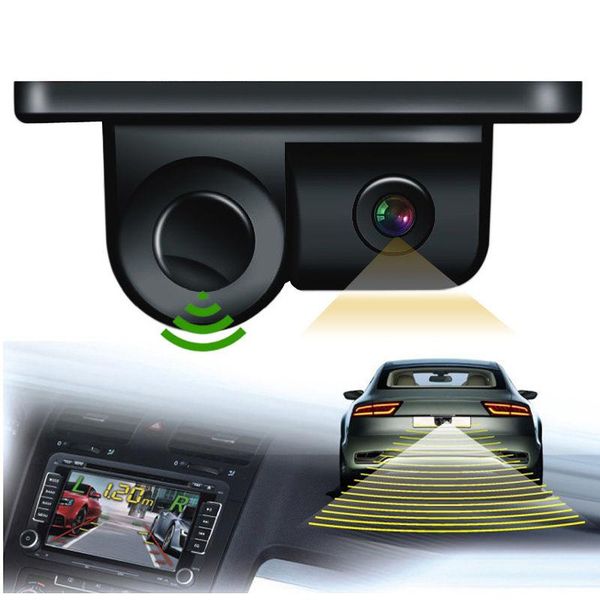 

beesclover 2 in 1 camera with parking sensor kit newly rear view camera autos reversing rearview backup parking r30 car