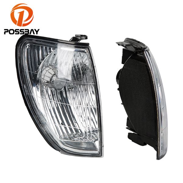 

auto front side corner lamp light turn signal lamp for land cruiser 100 1998-2005 transparent cover without bulbs