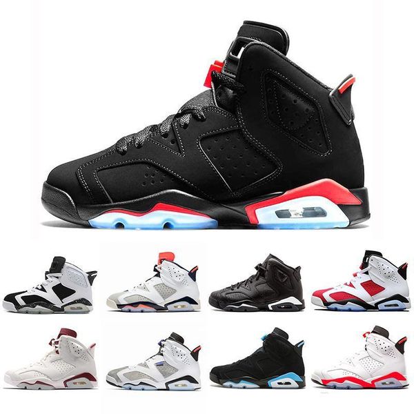 

2019 vi 6 black infrared 6s men basketball shoes unc black cat hare carmine white infrared angry bull sport blue oreo sports sneaker
