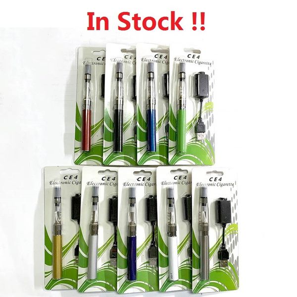 

battery ego starter kit ce4 atomizer blister cigarette electronic cig kit ce4 e-cigarette 1100mah ego-t 900mah e case clearomizer 650ma qalj